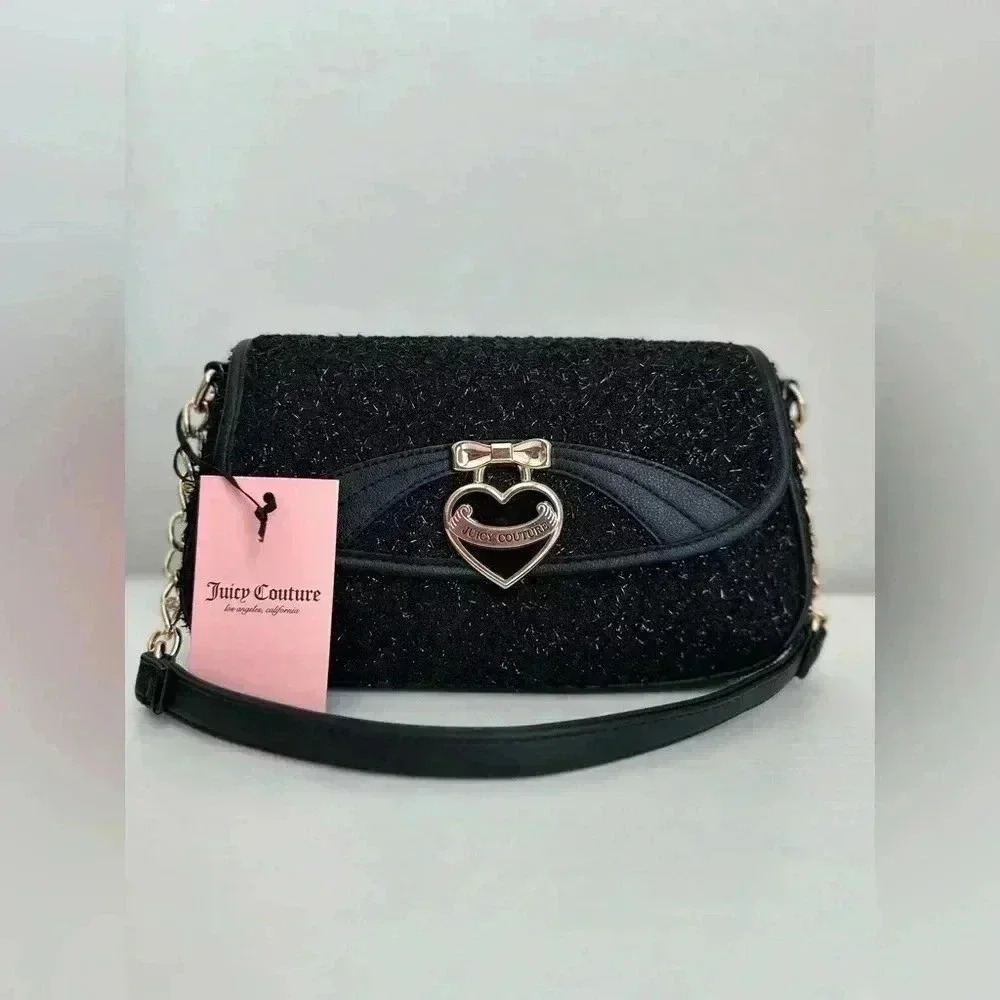 Juicy Couture Precious Moments Flap Shoulder Purse - Picture 1 of 3